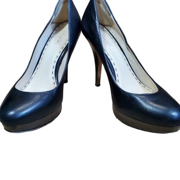 COACH black heels 71/2 - Picture 1 of 9